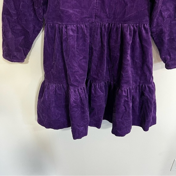 Teddy Fresh Corduroy Square Neck Tiered Mini Dress - Picture 11 of 13